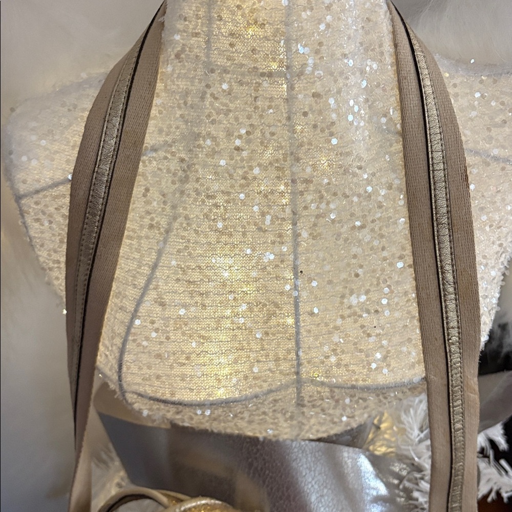Coach Beige Handbag with Colorful Floral Accents - Picture 2 of 5